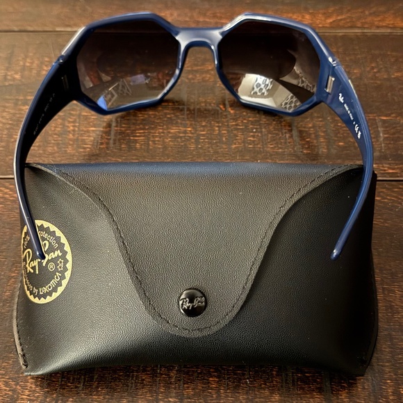 NEW Ray-Ban Octagon Sunglasses | Unisex - Blue - Picture 4 of 8